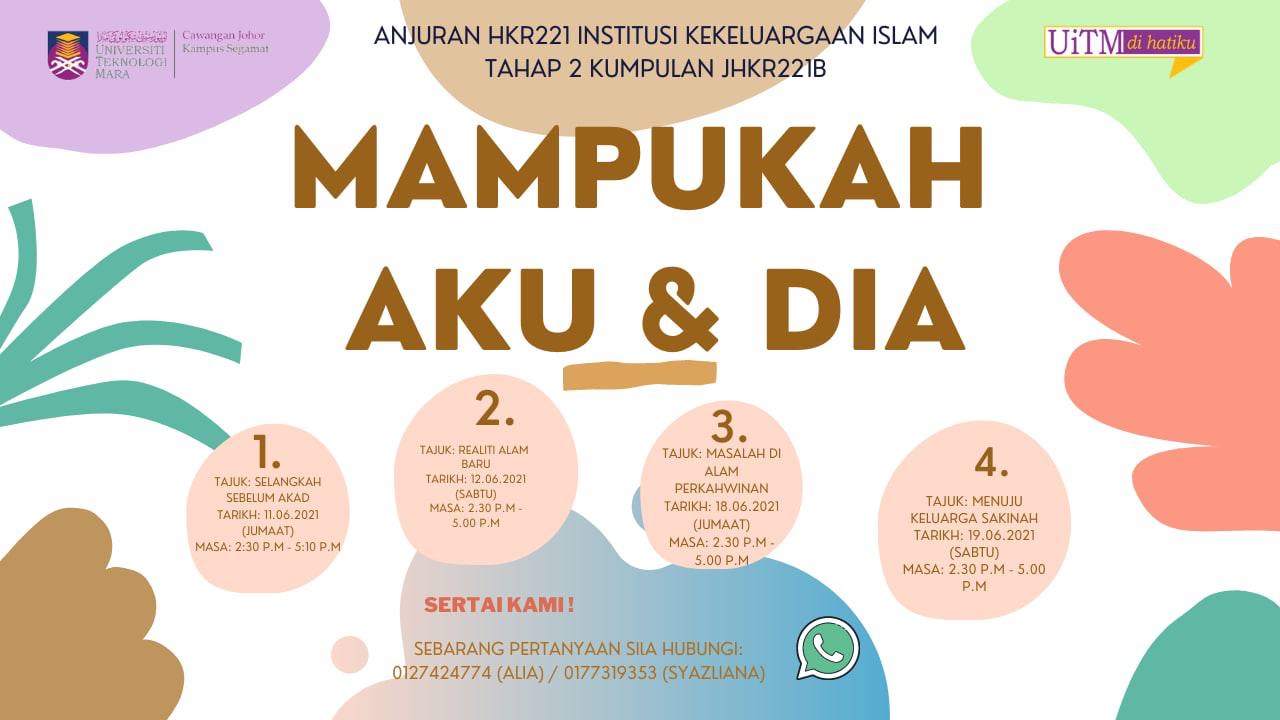 MAMPUKAH AKU DAN DIA?