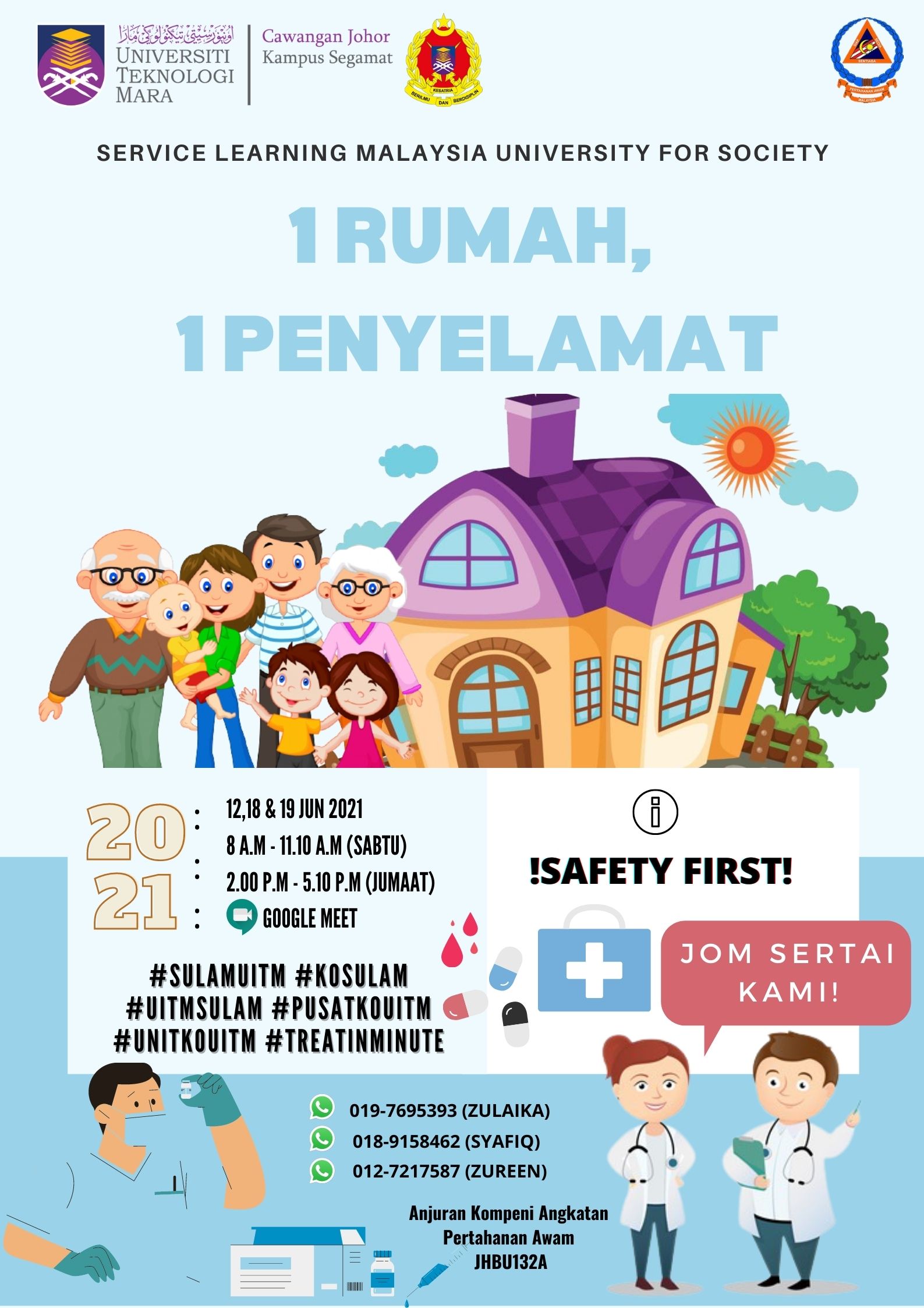 1 RUMAH, 1 PENYELAMAT
