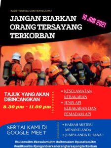 JANGAN BIARKAN ORANG TERSAYANG TERKORBAN