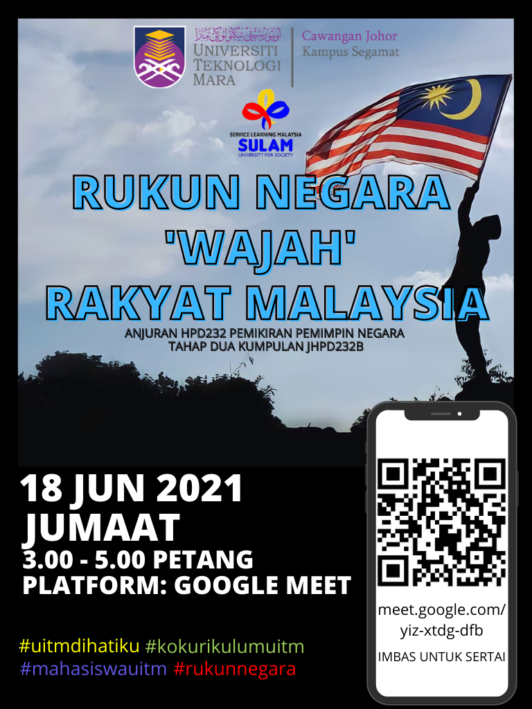 RUKUN NEGARA “WAJAH” RAKYAT MALAYSIA