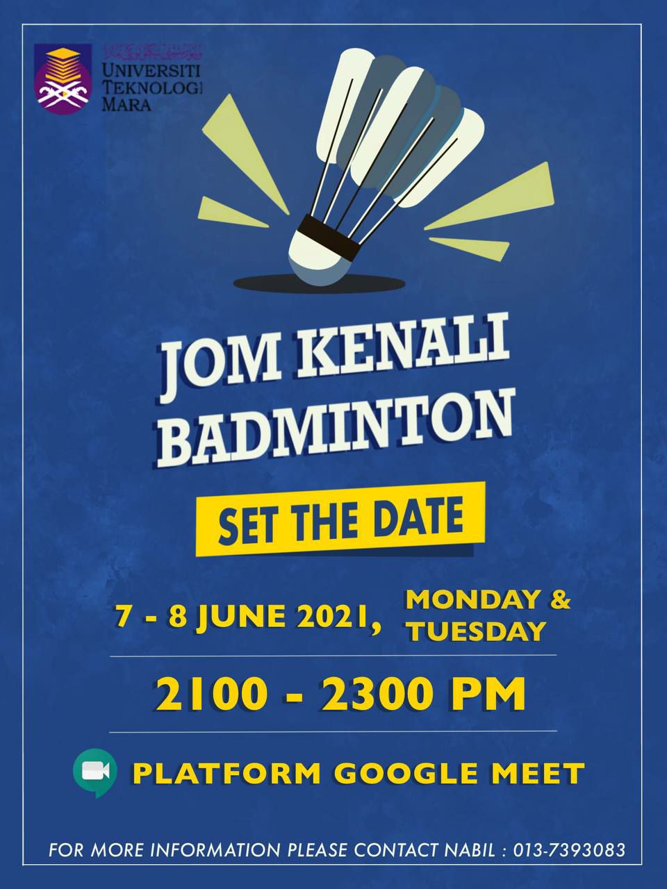 Jom Kenali Badminton