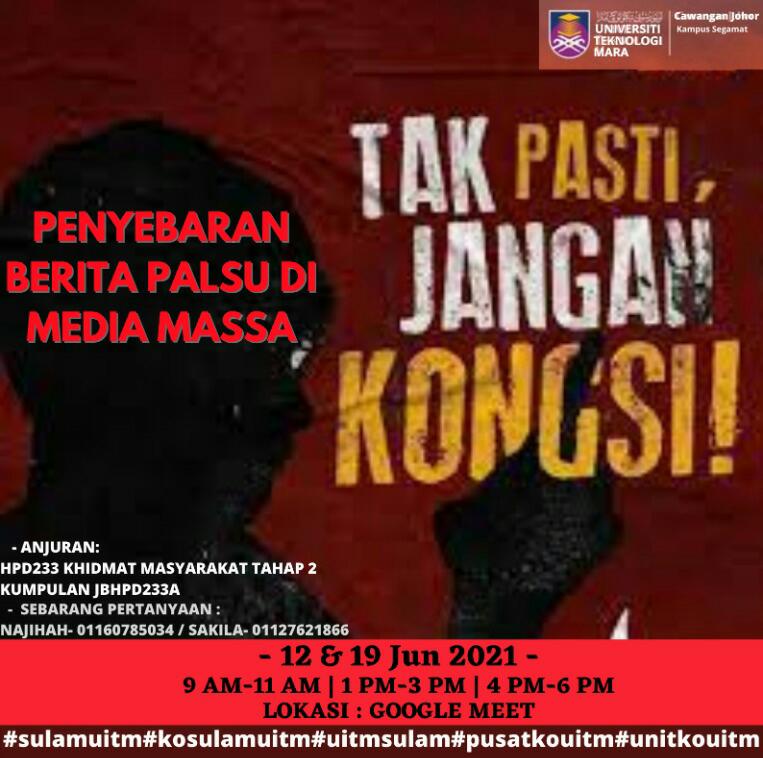 PENYEBARAN BERITA PALSU DI MEDIA MASSA